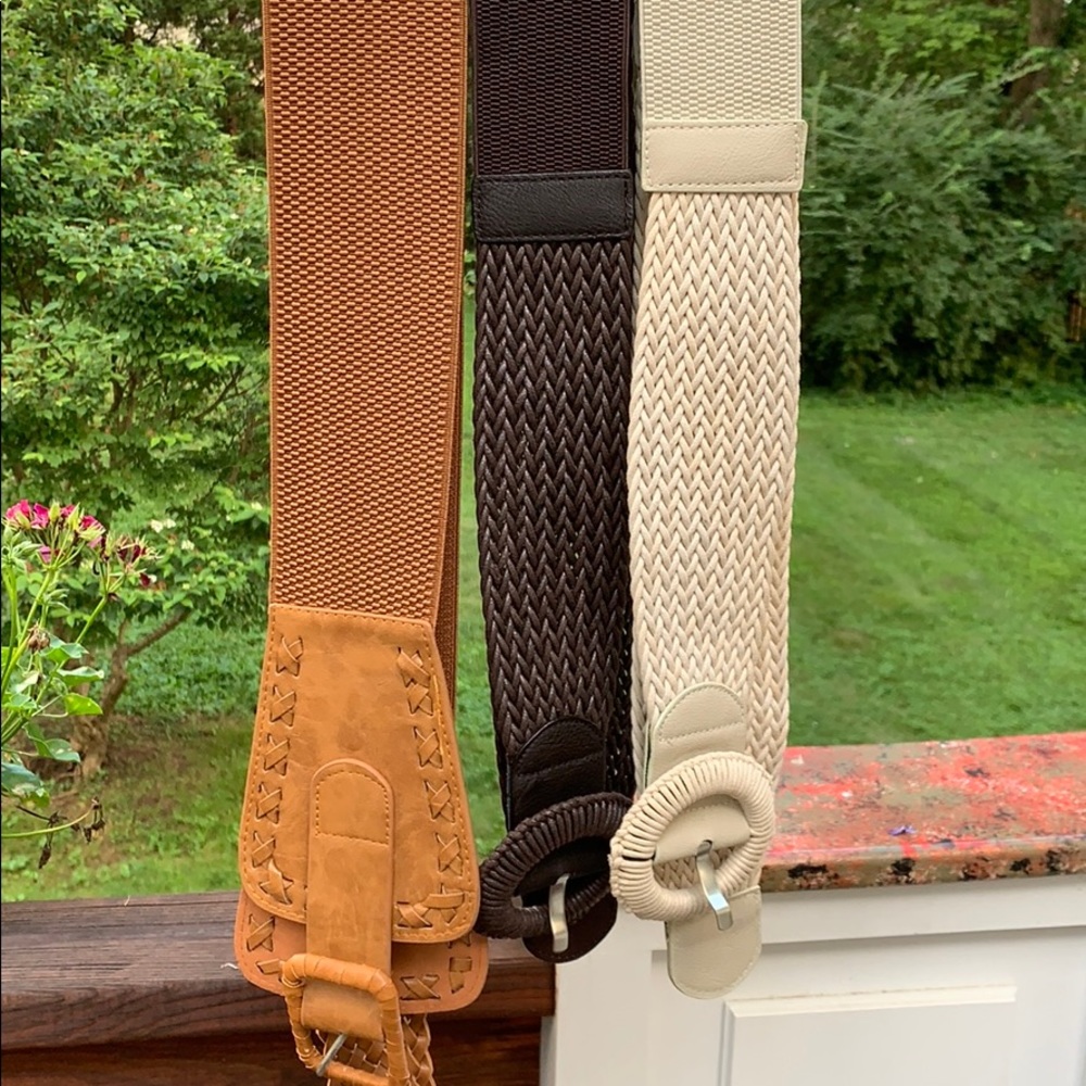 4 Faux leather belts Nordstrom S/M - $7/each
